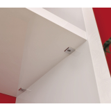 Tablar-Bodentrger PK2, Anschrauben, Tablarstrke 16 mm, Bohr  3 mm, vernickelt