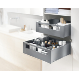 BLUM LEGRABOX Fronthalter Innenauszug mit Reling H C, Seidenwei�