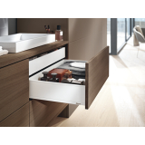 BLUM LEGRABOX pure SET H K, TIP-ON, 70kg, NL 450, INOX