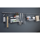 S-Haken geschlossen, Zamak Edelstahl Effekt