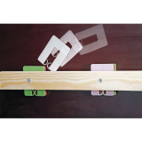 GLUSKE Euroklick Distanzplatte mit Sperrhaken 65 x 52.5 x 10 braun