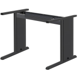 C 3000 Tischgestell rechtes Seitenteil C- Fu; H: 712mm; T:750mm; RAL 7016