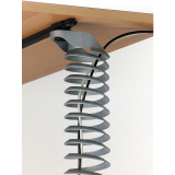 Befestigungsteil Prisma, Kunstatoff schwarz