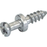 HETTICH VB 35/36 Einschraubdbel+Direktgewinde, Bohr 3, Spannma 6.7