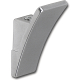 Mantelhaken Prokion Breite 25 mm, Hhe 56 mm, ZN verchromt matt