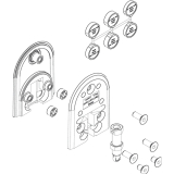HAWA-Ordena 70/F Bodenfhrung gefedert,1 Holztr