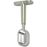 SECOTEC Schrankrohrmittelhalter oval verchromt SB-1 BL5