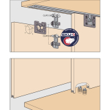 EKU CLIPO 26 H IS Beschl�gegarnitur, 2 T�ren