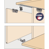 EKU CLIPO 16 H MS - Beschl�gegrt. Kombifront, 1000 x 1400