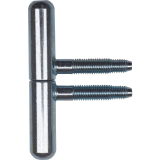 Einbohr Zierband 14 mm, Typ Nussband, Stahl verzinkt