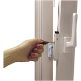 Drehkipp-Begrenzer multi-vent, Stahl wei (12360)