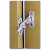 Drehkipp-Begrenzer MACO 2-flgelig, links, Stahl verzinkt silberfrbig (10893)