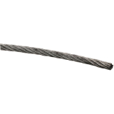 Drahtseil DIN 3055  3 mm 7x7 Litzen - Edelstahl A4