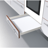BLUM METABOX N Zarge 320 Schraubversion, Teilauszug, NL 550, cremewei�