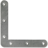 Scheinhaken zum Einlassen, rund, 110 x 18 x 1,50 mm, Stahl verzinkt