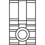Stangenf�hrung HAUTAU FL 190, Kunststoff