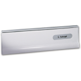 Einwurfklappe zu T�r-Durchwurfbriefkasten, 370 x 82 mm, silber eloxiert