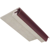 Anschlag- Bodenschiene mit Dichtung, 930 mm, Aluminium/Dichtung beige