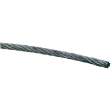 Drahtseil DIN 3055  8 mm 6x19 Litzen + 1 FE verzinkt