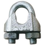Drahtseilklemme hnl. DIN 741 verzinkt Seil  3 mm