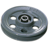 Drahtseilrolle � 100 mm Guss lackiert