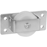 Seitenrolle Polyamid  50 mm fr Seil  8 mm