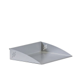 A4 Einh�ngeablage Quatro B 300 x H 62 x T 230 mm, Stahl silber pulverbeschichtet