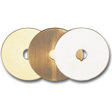 Abdeckungen fr Trgucker 70, 14, 5 mm, Messing poliert