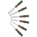 STUBAI Spezial-Stemmeisen-Satz mit Korkheft 6-teilig