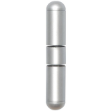 Aufsteckhlsen 3- teilig, 16 mm, Messing verchromt matt