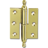 Stil-M�belband gerade, rechts, 50x40 mm, Messing poliert