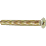 Beschlag-Befestigungsschraube BKS 7660, 60 mm, Stahl gelb passiviert