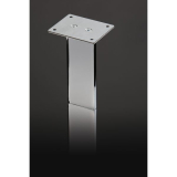 Barkonsole Korfu gerade, H�he 170 mm, Edelstahl geb�rstet