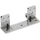 VAUTH-SAGEL Befestigungslasche KS silber RAL 9006