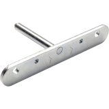 Befestigungsplatte Triade Maxi/XXL, Bohrtiefe 60 mm, Zinkdruckguss