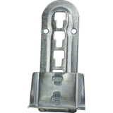 Bettbeschlag-Bettfix, 139,5 x 70 mm, Stahl gelb verzinkt