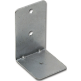 Bettwinkel, B 45, H 75, T 50, Materialstrke 2.2 mm, FE silbergrau