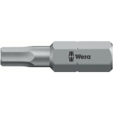 WERA Bit-Einsatz 840/1Z 1/4\"sechskant 2.0/25 mm Innensechskant