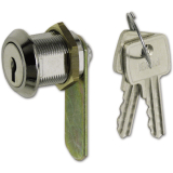 Blechmontagezylinder 19 mm, Messing verchromt