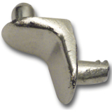 Steckbodentrger FIX 2, Fixierzapfen, Bohr  5 mm, Zink vernickelt, VPE 100 ST