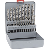 MAYKESTAG Spiralbohrer-Kassette DIN338RN HSS-Eco Bohrer  1.0-13.0 mm 25-teilig