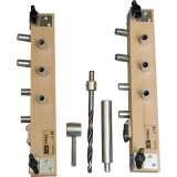 Bohrlehren fr 3- teilige Steckbnder, 18 mm