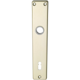 SCH-LINE Knopflangschild EUROPA, PZ88, m. Wechsel-Rollstift M 10, silber elox