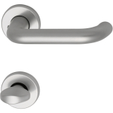 SCH - LINE Drckergt. SCH U - Form - auf Ros. BB, TS38 - 43, silber eloxiert