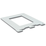 B�cherb�gel 10801, 142 x 118 mm, Stahl wei� (�hnlich RAL 9003)