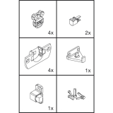 EKU CLIPO 16 H MS - Beschlgegrt. Kombifront, 1000 x 1400