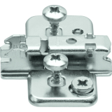 BLUM CLIP Kreuzmontageplatte, EXPANDO fr Zwillingsanschlag,Exzenter, D: 3 mm