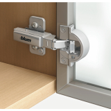 BLUM CLIP top BLUMOTION Alurahmenscharnier 95, 18 mm, mit Feder, Schrauben