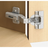 BLUM CLIP top Winkelscharnier 45, 95, halbaufschlagend, mit Feder, Schrauben