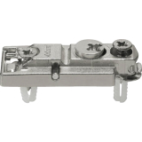 BLUM CLIP Montageplatte gerade, EXPANDO, HV: Exzenter, Distanz 0 mm
